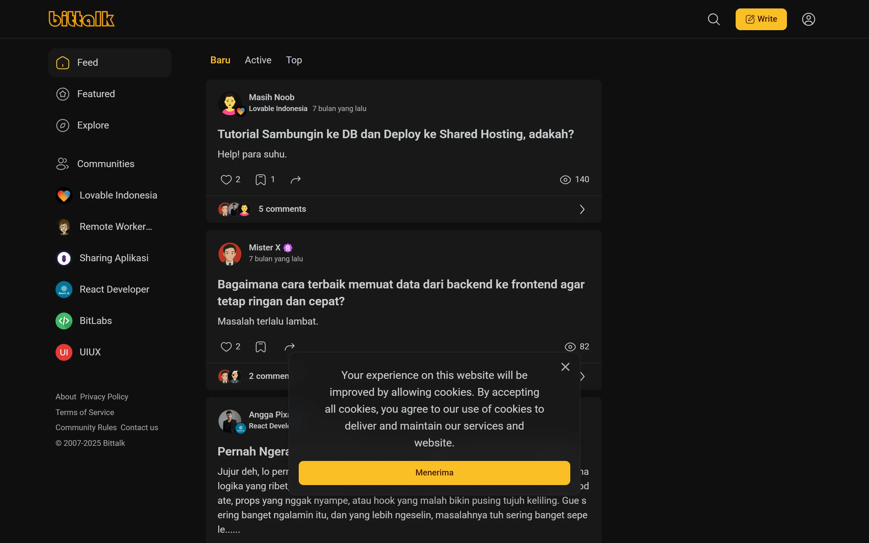 Bittalk Community screenshot