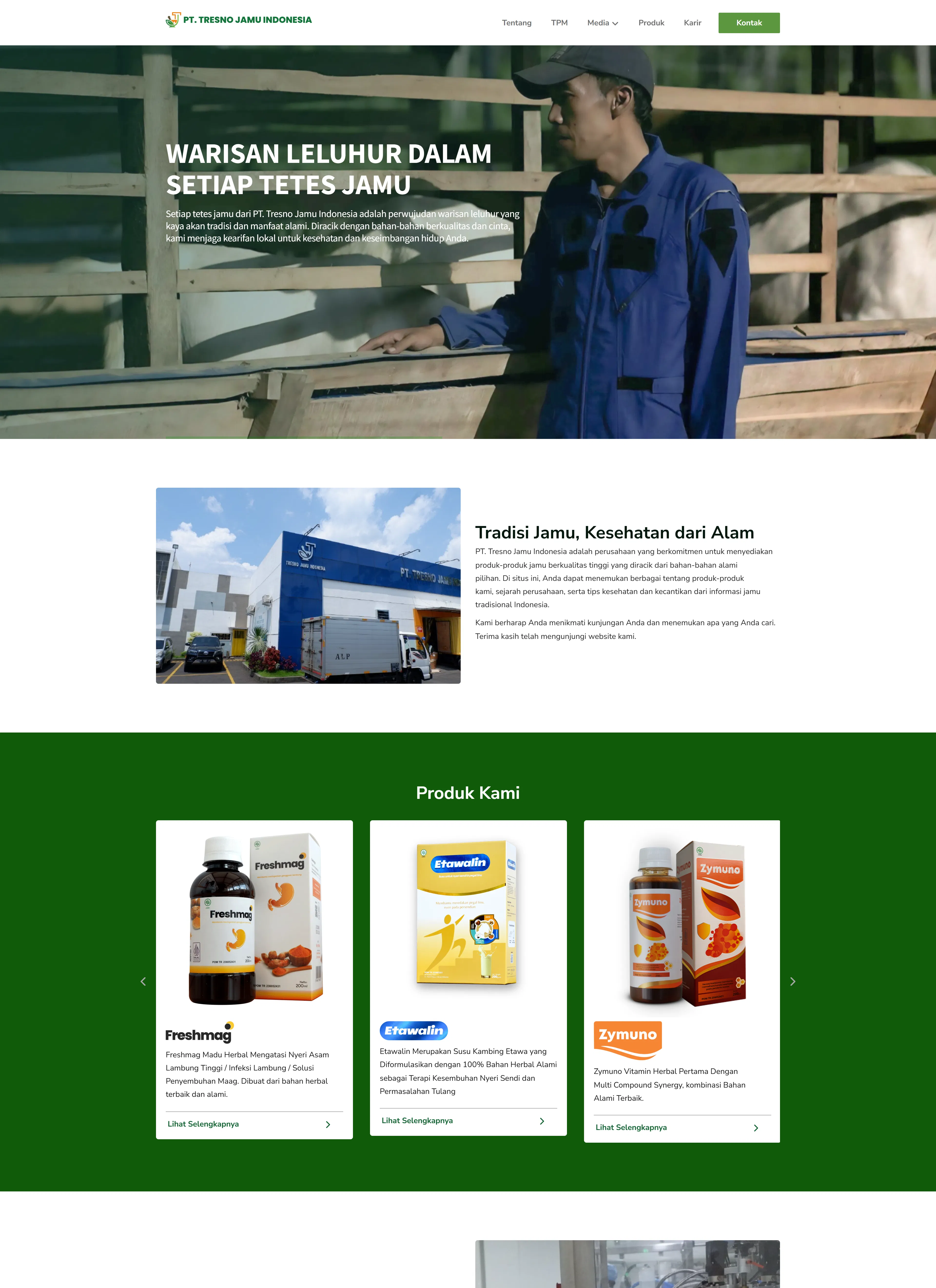 Tresno Jamu Website