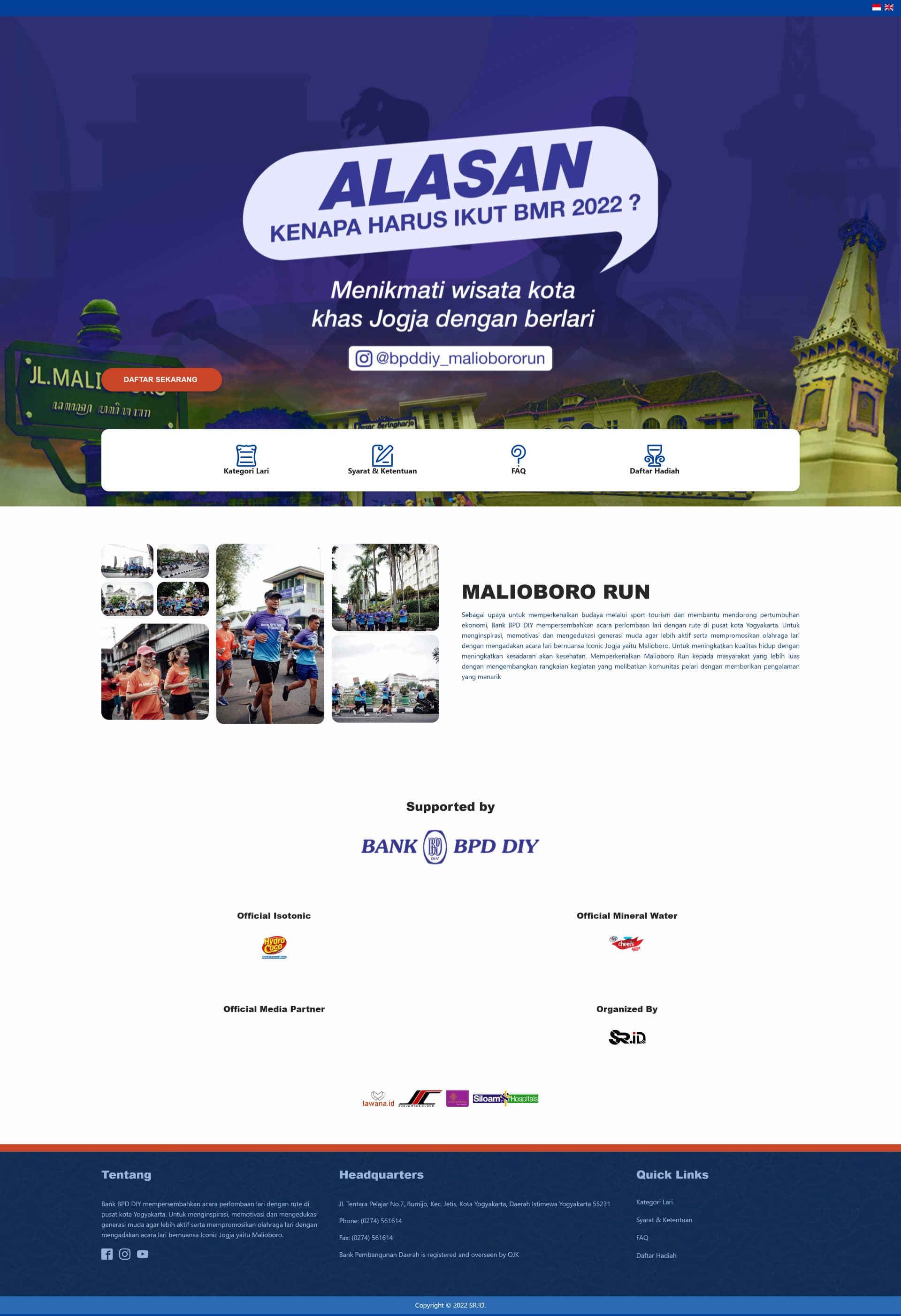 Tangkapan layar Malioboro Run 2022